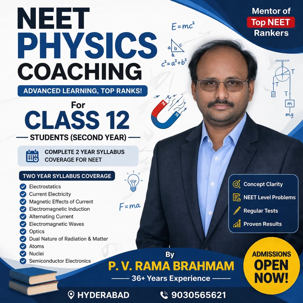 Class 12 NEET Physics Batch